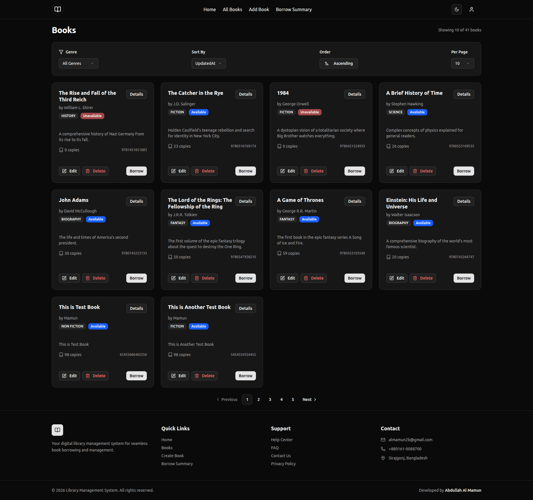 Library Management System